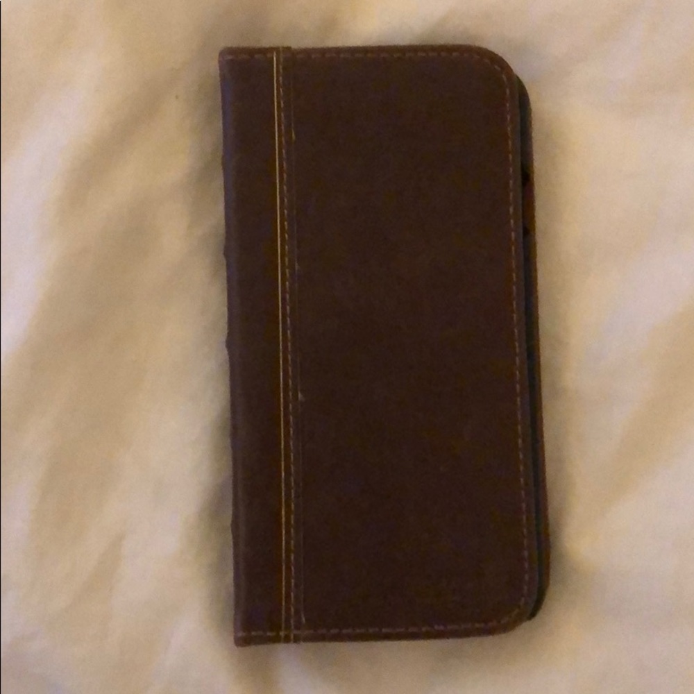 Brown wallet iPhone 6/6s case